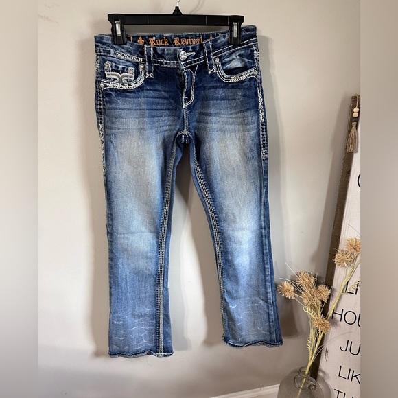 Rock Revival Denim - Rock Revival Bootcut Raizel Denim Jeans Size 26